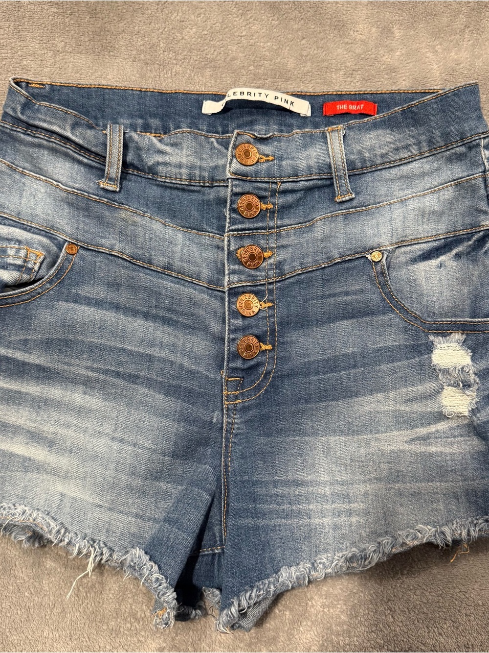 ✨ Celebrity Pink “The Brat” High Rise Denim Shorts